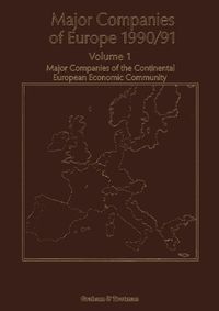 Produktbild: Major Companies of Europe 1990/91