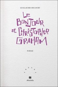 Produktbild: Le Bonjour de Christopher Graham