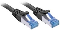 Produktbild: LINDY 47410 RJ45 Patchkabel CAT 6a S/FTP 0.30m Schwarz 1St.