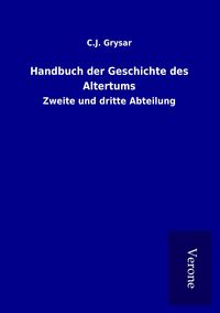 Produktbild: Handbuch der Geschichte des Altertums