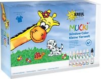 Produktbild: KREUL MUCKI Window Color Set Kleine Tierwelt, 7 x 29 ml Fenstermalfarbe