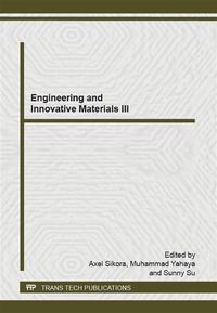 Produktbild: Engineering and Innovative Materials III