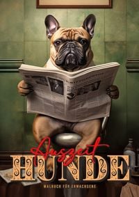 Produktbild: Auszeit Hunde Malbuch f&uuml;r Erwachsene
