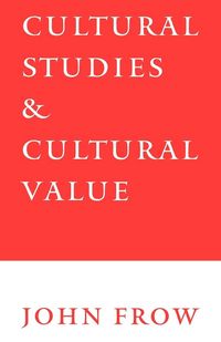 Produktbild: Cultural Studies and Cultural Value