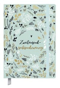 Produktbild: Terminkalender Campus Mint Flowers 18 Monate 2026/2027