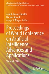 Produktbild: Proceedings of World Conference on Artificial Intelligence: Advances and Applications