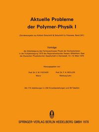 Produktbild: Aktuelle Probleme der Polymer-Physik I