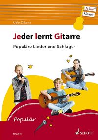 Produktbild: Jeder lernt Gitarre - Popul&auml;re Lieder und Schlager