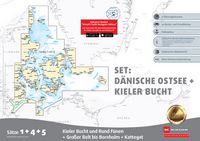 Produktbild: Sportbootktn 1/4/ 5 Set: D&auml;n. Ostsee/Kieler Bucht (2025)
