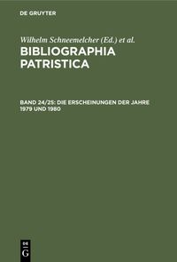 Produktbild: Die Erscheinungen der Jahre 1979 und 1980