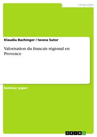 Produktbild: Valorisation du francais r&eacute;gional en Provence