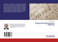 Produktbild: Polynomial Optimization Methods