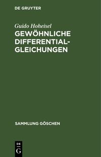 Produktbild: Gew&ouml;hnliche Differentialgleichungen