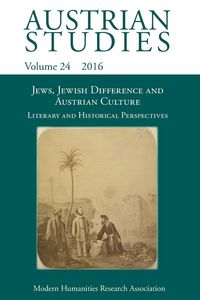 Produktbild: Jews, Jewish Difference and Austrian Culture (Austrian Studies 24)