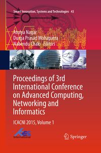 Produktbild: Proceedings of 3rd International Conference on Advanced Computing, Networking and Informatics