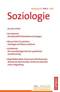 Produktbild: Soziologie 3/2021