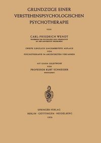 Produktbild: Grundz&uuml;ge Einer Verstehenspsychologischen Psychotherapie