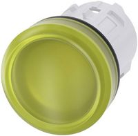 Produktbild: Siemens 3SU1001-6AA30-0AA0 Leuchtmelder flach Gelb 1St.