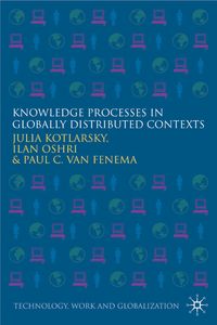 Produktbild: Knowledge Processes in Globally Distributed Contexts
