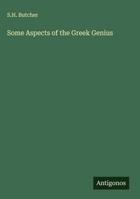 Produktbild: Some Aspects of the Greek Genius
