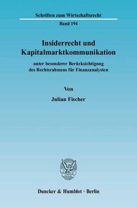 Produktbild: Insiderrecht und Kapitalmarktkommunikation