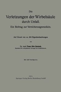 Produktbild: Die Verletzungen der Wirbels&auml;ule durch Unfall