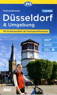 Bild vom Artikel Radwanderkarte BVA Düsseldorf & Umgebung, mit Knotenpunkten der RadRegionRheinla vom Autor 