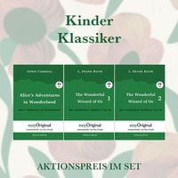 Produktbild: Kinder Klassiker Kollektion (B&uuml;cher + 3 MP3 Audio-CDs) - Lesemethode von Ilya Frank - Zweisprachige Ausgabe Englisch-Deutsch