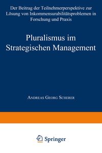 Produktbild: Pluralismus im Strategischen Management