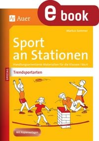 Produktbild: Sport an Stationen Spezial Trendsportarten 1-4