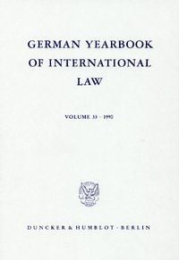 Produktbild: German Yearbook of International Law - Jahrbuch f&uuml;r Internationales Recht.