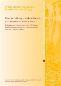 Produktbild: Zum Verh&auml;ltnis von Grundlagen- und Anwendungsforschung