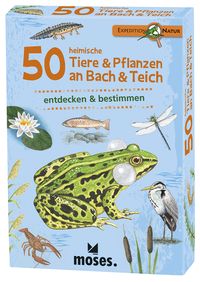 Bild vom Artikel Moses MOS09761 - Expedition Natur: 50 heimische Tiere & Pflanzen an Bach & Teich, Lernkarten vom Autor Carola Kessel