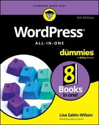 Produktbild: WordPress All-in-One For Dummies, 5th Edition