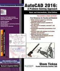Produktbild: AutoCAD 2016: A Problem-Solving Approach, Basic and Intermediate