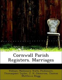 Produktbild: Phillimore, W: Cornwall Parish Registers. Marriages