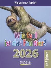 Produktbild: Wie faul ist das Faultier? 2026