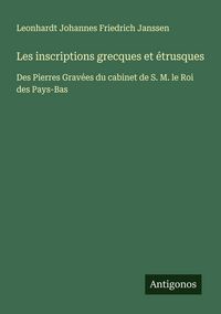 Produktbild: Les inscriptions grecques et &eacute;trusques