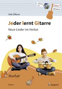 Produktbild: Jeder lernt Gitarre - Neue Lieder im Herbst