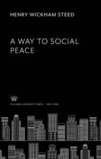 Produktbild: A Way to Social Peace