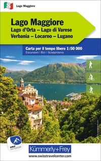 Produktbild: K&uuml;mmerly+Frey Outdoorkarte Lago Maggiore 1:50.000