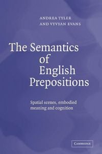 Produktbild: The Semantics of English Prepositions