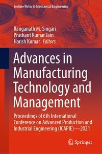 Produktbild: Advances in Manufacturing Technology and Management