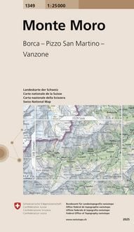 Produktbild: Swisstopo 1 : 25 000 Monte Moro