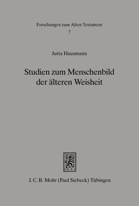 Produktbild: Studien zum Menschenbild der &auml;lteren Weisheit (Spr 10ff)