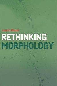 Produktbild: Rethinking Morphology