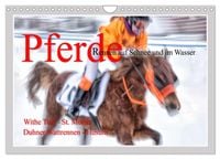 Produktbild: Pferde-Rennen auf Schnee und im Wasser (Wandkalender 2026 DIN A4 quer), CALVENDO Monatskalender