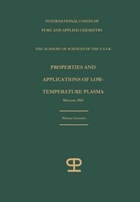 Produktbild: Properties and applications of low-temperature plasma