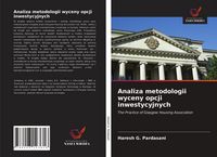 Produktbild: Analiza metodologii wyceny opcji inwestycyjnych