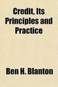 Produktbild: Credit, Its Principles and Practice